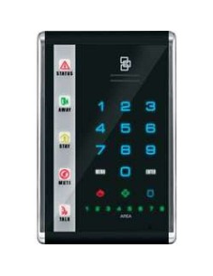 CADDX NX1812E CADDX. Teclado LED com voz e botões Táctiles.124z.Negro.Vertical.