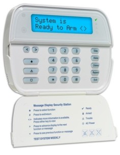 DSC WT5500 DSC. Teclado alfanumérico via rádio bidirecional Alexor 433 MHz.