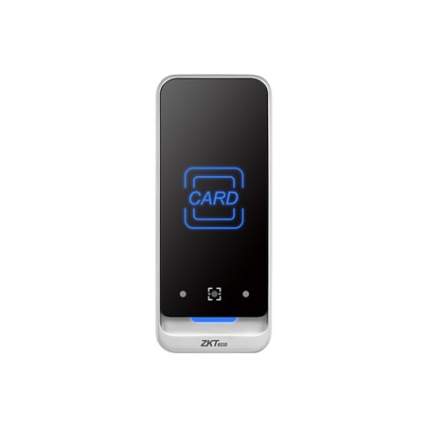 Acquistare ZKTECO QR600-V ZKTECO. Lettore da superficie IP65 per codice QR e prossimità Mifare. Comunicazione RS485 e Wiegand.