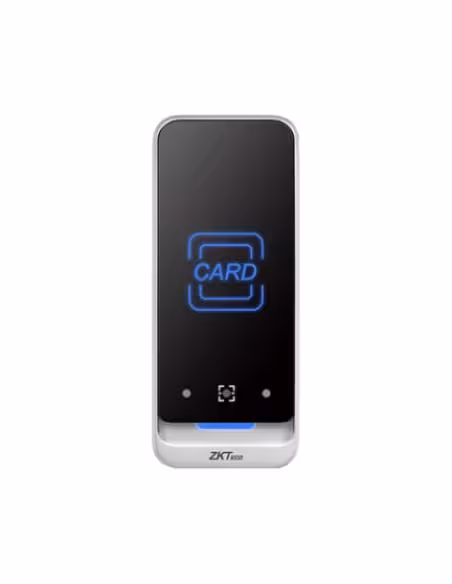 Acheter ZKTECO QR600-V ZKTECO. Lecteur de surface IP65 pour code QR et proximité Mifare. Communication RS485 et Wiegand.
