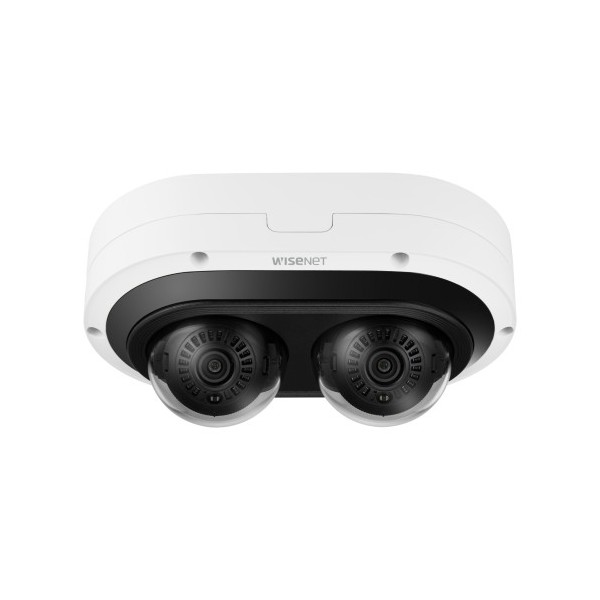 Acheter HANWHA VISION PNM-7082RVD HANWHA VISION. Caméra IP multisensor multidirectionnelle 2 MPx, 2 optiques motorisées 3–6 mm, 
