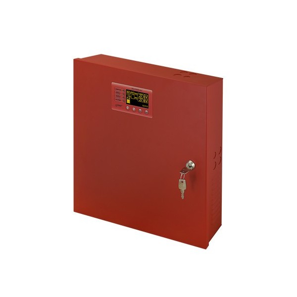 Pressione EN54C-3A17LCD Pressione. Fonte de alimentação com tela LCD de 276 V / 3 A com capacidade de bateria de 17ah