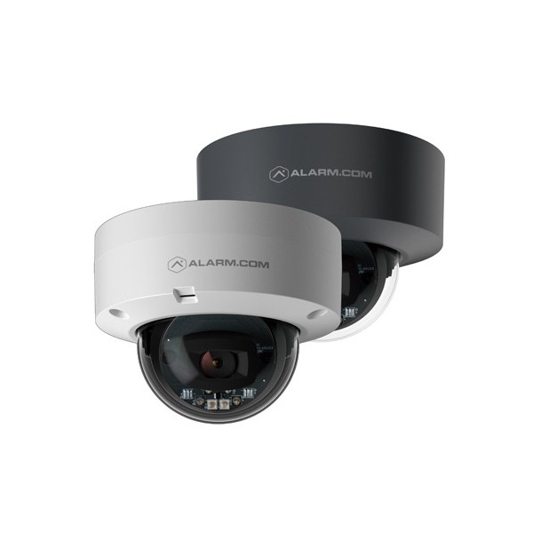Alarm.com ADC-VC827P ADC Minidomo IP POE 1080P Interior ou Exterior (IP67). Óptica 27 mm F1.6. Visão ângulo 111º. Vá LED 30. CO