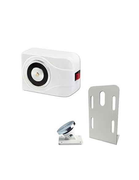 Acheter le KIT S20110-SB ELFRI ELFRI. Reteneur de sol pour porte coupe-feu de 100 kg/1000 N avec bouton de déverrouillage. Reten