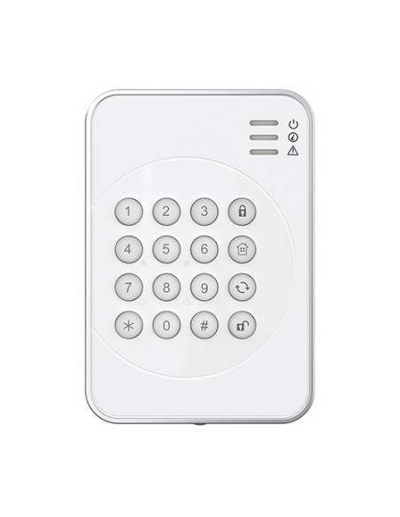 Clímax cmx-kp23b-f1-2w clímax. Teclado remoto via rádio inteligente bidirecional. Design compacto e baixo perfil.Grado 2