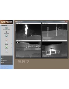 SR7 Fire FXH SR7. Licença de análise de vídeo para detecção de incêndio através de câmeras fixas em Hikvision