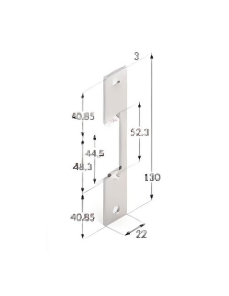 Acheter OPENERS S27X OPENERS. Têtière courte réversible pour gâches O&C