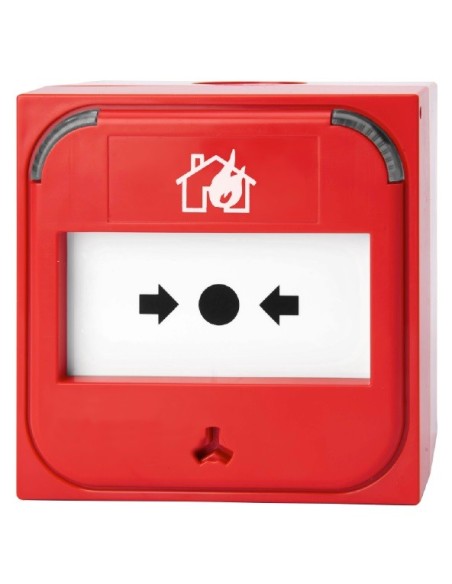 Acquistare ZITON ZP886R ZITON. Pulsante manuale di allarme per sistemi analogici Ziton.