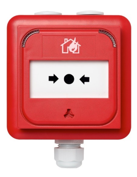 Ziton ZP888R ZITON. Botão manual do botão Ston alarme para sistemas analógicos de Ziton.