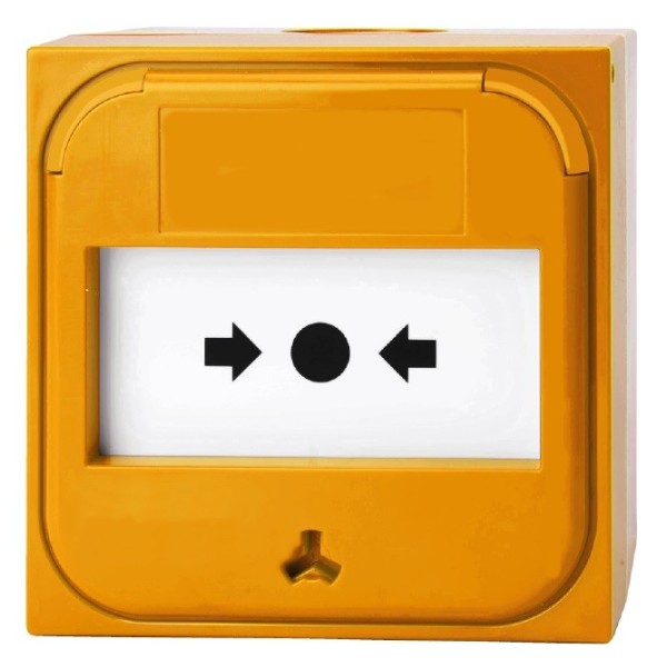 Kit Ziton DMN880Y ZITON. Botão de disparo manual para sistemas automáticos de extinção