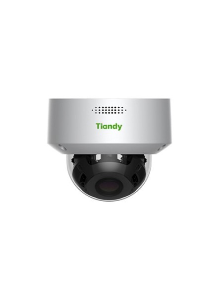 Tiandy TC-C35MS 2,8-12 Tiandy. Mini-Dome Camera IP 5MPX Ótica Motorizada 2,8-12 mm IR 30M Starlight WDR SD IP67 IK10 Microfone 
