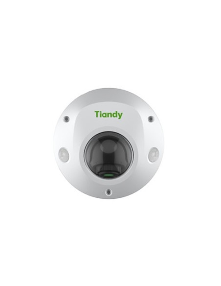 Tiandy TC-C35PS 2.8 Tiandy. Mini-Dome 5MPX Câmera Corrida Ótica 2,8mm IV 30M IA Humano / Veículo 1E / 1S Áudio / Alarme SD Micro