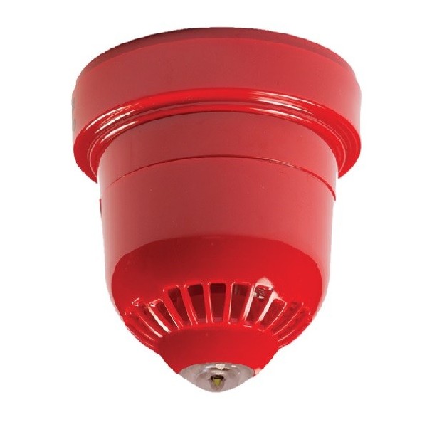 Kaufen Sie ZITON ZRC466-3C ZITON. Analoge Innenraumsirene per Funk mit Alarmanzeige (VAD) zur Deckenmontage. Farbe Rot