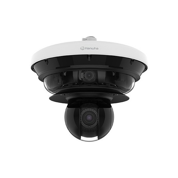 Comprare HANWHA VISION PNM-C34404RQPZ HANWHA VISION. Telecamera IP multidirezionale 8MPx + PTZ 2Mpx zoom ottico motorizzato x40 