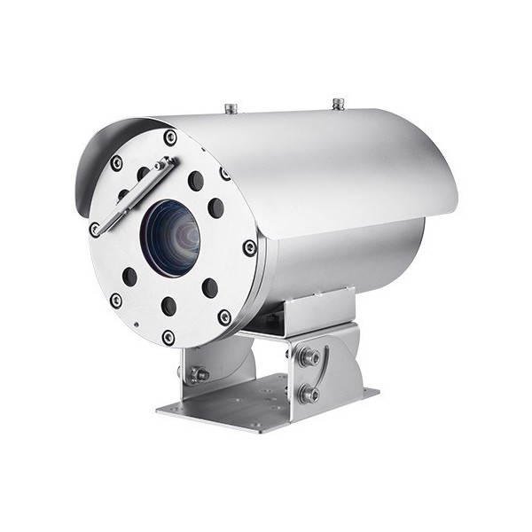 Acquistare HANWHA VISION TNO-6322ER HANWHA VISION. Telecamera bullet IP antideflagrante 2Mpx IR 70 m ottica motorizzata 4-142 mm