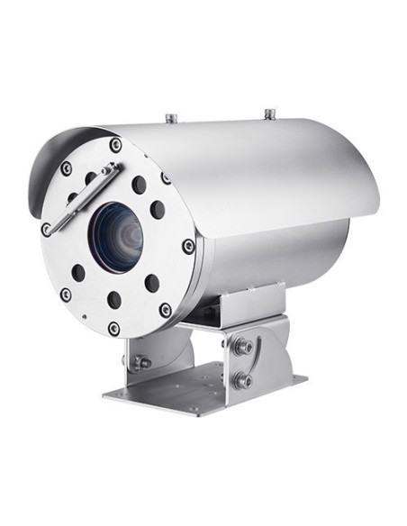 Acquistare HANWHA VISION TNO-6322ER HANWHA VISION. Telecamera bullet IP antideflagrante 2Mpx IR 70 m ottica motorizzata 4-142 mm