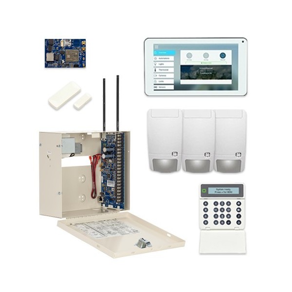 Acquistare CADDX PROMO_KIT_NXG4_RF CADDX. Kit xGenconnect composto da pannello NXG4-RF, tastiera UX-TOUCH, tastiera NXG1830, com