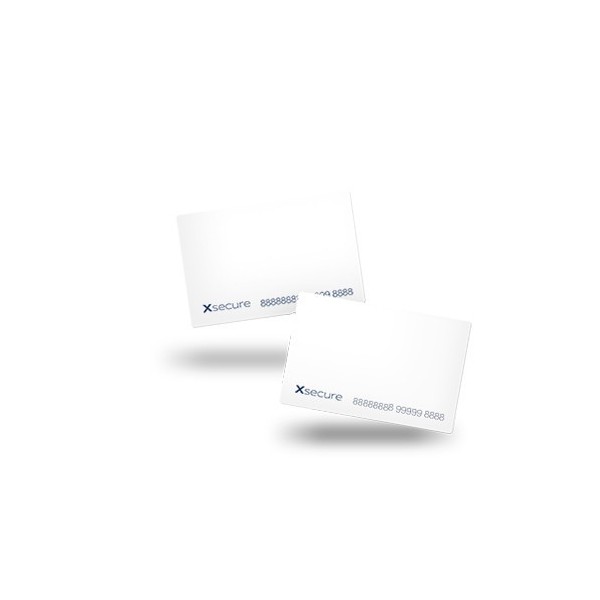 XPR PBX-2-EV3-3K-X XPR. Cartão RFID ISO Mifare Defire EV3 ABS 1356 MHz Memória 2K com criptografia XSecure.