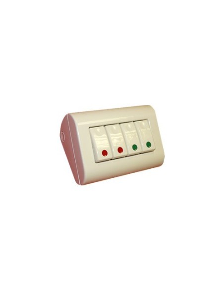 Acquista APRIMATIC APRI-ACC-BOTO3-M APRIMATIC. Pulsante da tavolo a tre pulsanti per barriere di parcheggio e automazioni.