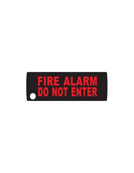 Acquistare VENITEM ET-VN59X-C5 VENITEM. Etichetta per indicatore di estinzione serie VN59X. Testo "Fire Alarm. Do not enter”