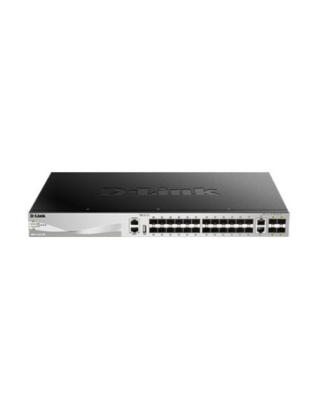 D-Link DGS-3130-54PS-E D-link. Switch PoE + 48 Porta de cobre GB + 2 portas de Cober10G + 4 portas SFP + 10G. Poe 370W. CAP