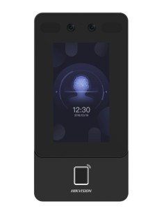 Hikvision Basic DS-K1T342MFWX Hikbasic. Pegada do terminal de reconhecimento facial e proximidade Mifare até 1.500 faces 