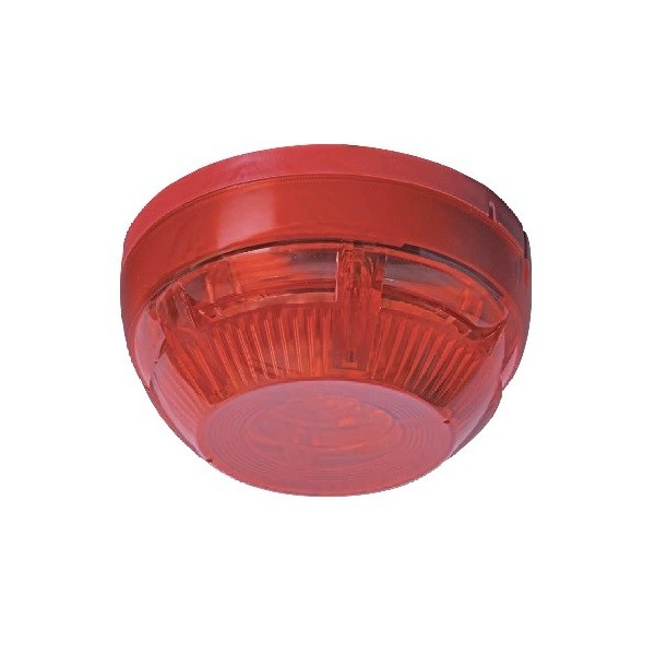 Fireclass TFS-3193R Fireclass. Indicador de alarme convencional (VAD) para a parede dos interiores. Cor vermelha