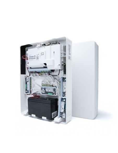 Qolsys qpr015p qolsys. Central de 8 a 128 zonas e 8 partições. Inclui comunicador WiFi / Ethernet LTE / 4G e Receptor Powerg. 