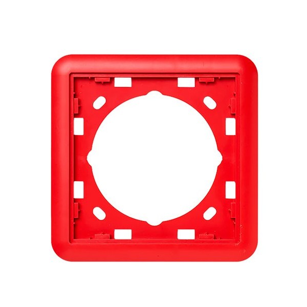 Kaufen KIDDE N-MC-S-R KIDDE. Zierrahmen zum Einbau für die Druckknopfmelder ZP886R DM3x10R und NC-MC-100-R