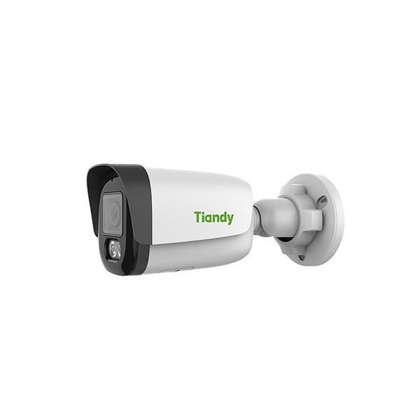 Tiandy TC-C34WS 2.8 Tiandy. 4MPx Bullet óptico fixo IP 4mm mm IR 50M Colocador WDR SD IP67 12VDC / PoE Microfone.