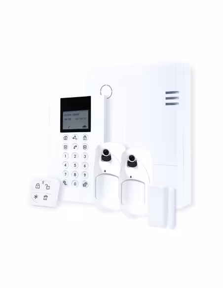 Acheter RISCO AIR KIT_LIGHTSYS_AIR_1 RISCO AIR. Kit virtuel Centrale LightSYS Air Wi-Fi et module IP 4G détecteur PirCam contact