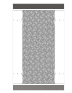 Hikvision Basic DS-K3B601-Base650-S Hikbasic. Base de instalação com largura de etapa de 650 mm para K3B501SX e K3B601