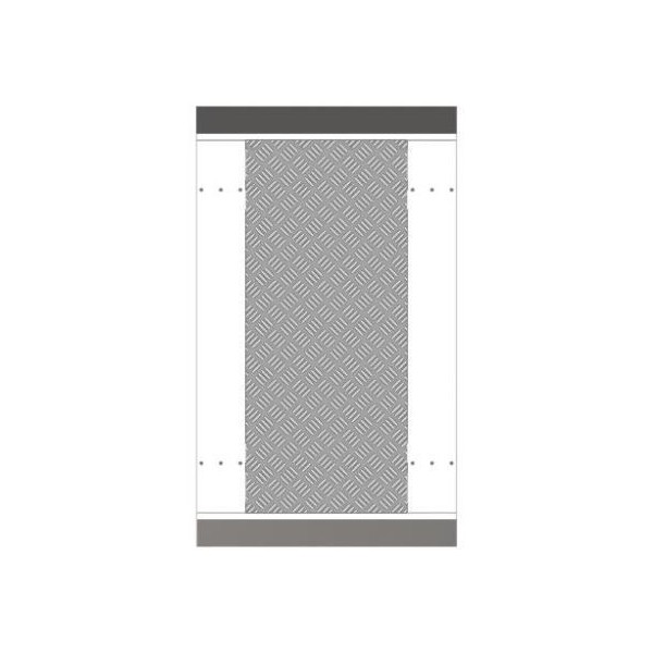 Hikvision Basic DS-K3G501-base550-S Hikbasic. Base de instalação dupla para DS-K3G501x com largura de 984 mm com furos instantân