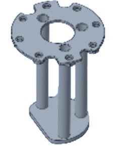 Hikvision Basic DS-K7PG-BC430LX Hikbasic. Acessório para terminais MinMoe compatíveis com o Monte DS-Kab6-Zu1l (DS-Kab6-Zu1 