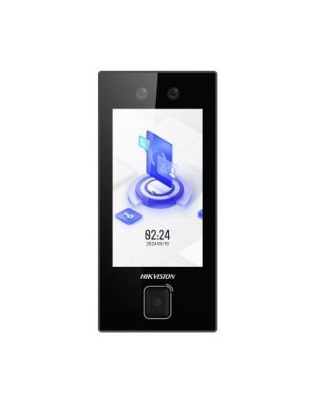 Hikvision Basic DS-K1T344MBWX-QRE1 Hikbasic. Terminal biométrico biométrico facial Mifare Bluetooth e QR para controle de acesso