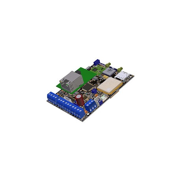 Nuvasafe cirrus-tle nuvasafe. Transmissor de alarme bidirecional triplo via GPRS / NB-IOT / LTE-M1 + LORA e Ethernet. Certificad