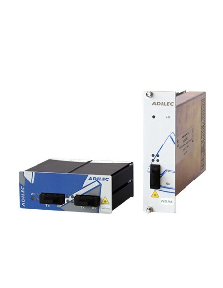 Acheter ADILEC NDR612N16 ADILEC. Convertisseur TxRx RS232/422/485 2x1310 MM (2 fibres multimodes) autonome industriel 12 Vcc / 2