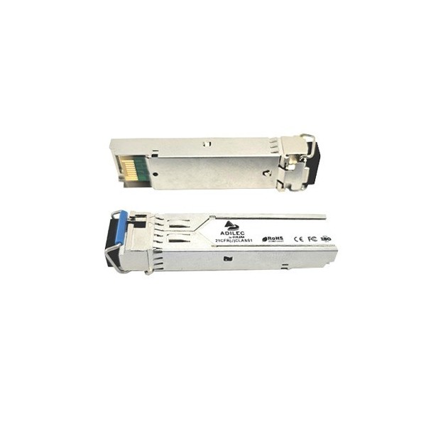 Adilec ad-sfp1620 adilec. Módulo SFP Universal Industrial Monomodo (SM) 1.25G. 1 fibra (lado B) TX: 1550 / Rx: 1310nm. Distância