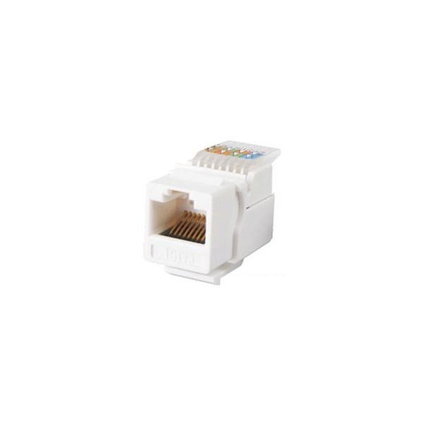 Acheter OEM CSM-KEYSTONE-CAT5 CASMAR. Connecteur Keystone RJ45 femelle pour CAT5e sans outil pour panneau de brassage RAP-RJ45