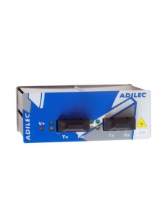 Adilec nrvi12n16 adilec. Receptor de vídeo analógico por multimodo fibra óptica (mm) por 2 fibras a 1310nm. Formato autônomo. 