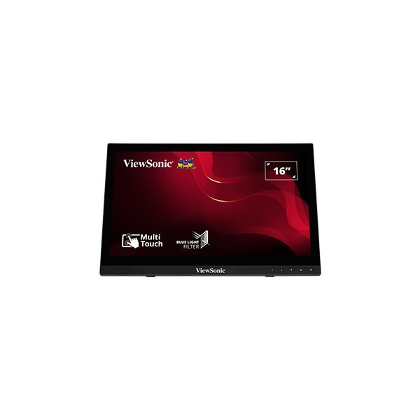 Qualica QRDTD1630-3 qualica. Monitore 16 '' 720P Multi-Tacte LED Tipo NT. Contraste 500: 1 Entrada VGA HDMI Áudio no USB 2.0 Alt