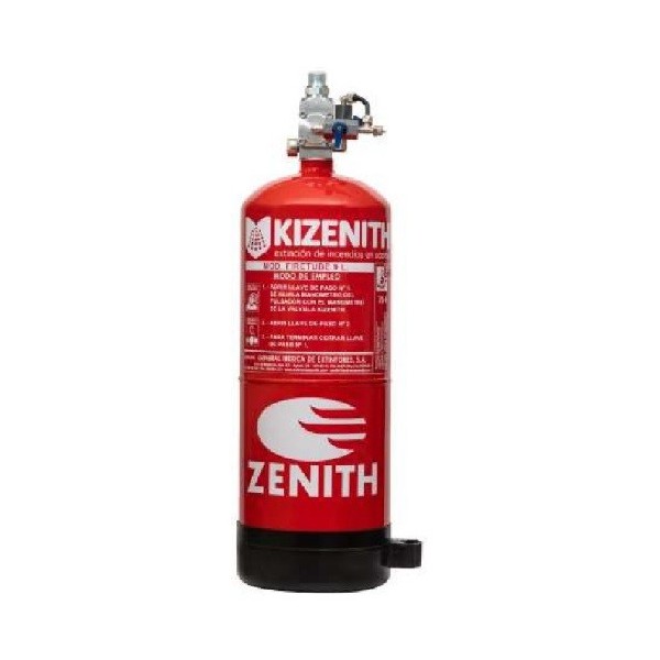 Kaufen ZENITH KIZENITH-9P ZENITH. Löschanlage für Dunstabzugshauben in Küchen mit integriertem Druckschaltersignal. 9 Liter