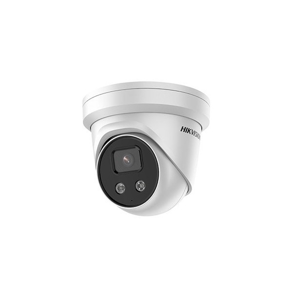 Acquistare HIKVISION SOLUTIONS DS-2CD3356G2-ISU 2.8 HIKSOL. Mini-dome IP 5Mpx LED IR 40m ottica fissa 2.8mm Acusense Darkfighter