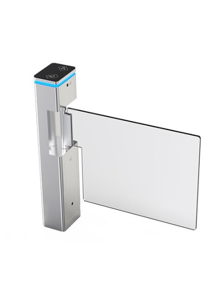 Qualica Qualica Cap-225. Swing de Portillo Bidirecional em Aço Inoxidável 304 Com Cristal Passo 850/900 MM LED Azul Anti Sensore