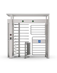 Kaufen QUALICA SUN-409-FS-316 QUALICA. Drehkreuz in voller Höhe mit zwei Durchgängen aus Edelstahl 316, Durchgangsbreiten von 67