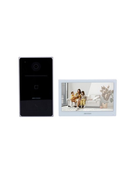 Kaufen HIKVISION BASIC DS-KIS608-P HIKBASIC. IP-Video-Türsprechanlagen-Kit mit 1 Ruftaste. Enthält: 1x DS-KV6133-WME1 DS-KH6350