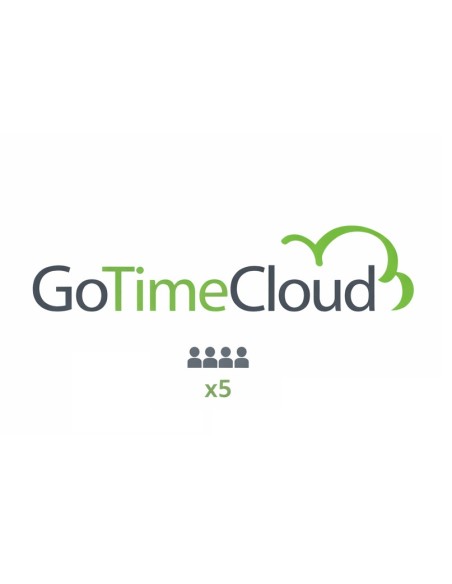 Zkteco Gotime Cloud 5 Zkteco. Licença anual de controle de nuvem na nuvem de 5 usuários.