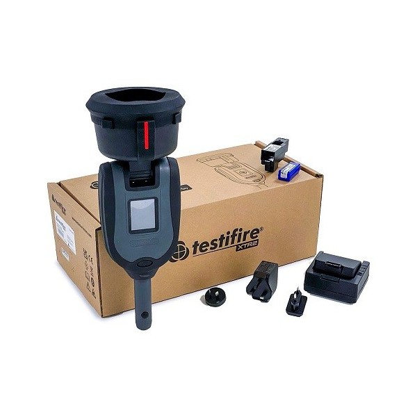 Apenas testemunha apenas xtr2. Testador do detector de fumaça e temperatura do poste