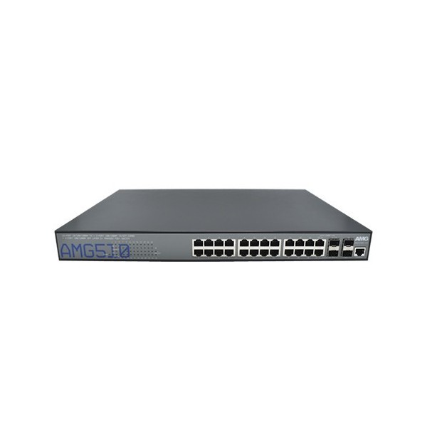 Acheter AMG AMG510-22GAT-2CAT-2S AMG. Commutateur commercial non géré 22x Giga RJ45 PoE+ 30 W max. 460 W + 2x Combo Giga RJ45/SF