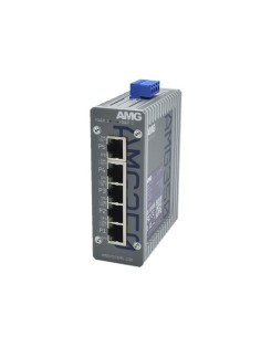 Acheter AMG AMG350-5G AMG. Switch industriel non géré 5x Giga RJ45 rail DIN/mural 12-56 Vcc. F.A. non incluse.